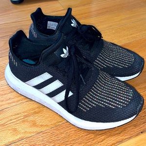 Black Adidas sneaker